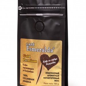 «CAFE ESMERALDA»GOLD PREMIUM ТОНКИЙ ПОМОЛ  (КОЛУМБИЯ)