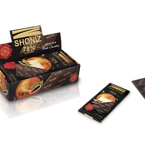 ШОКОЛАД ГОРЬКИЙ 78% DARK CHOCOLATE SHONIZ (ИРАН)