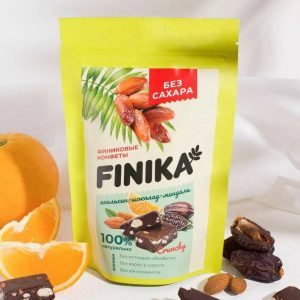 ФИНИКОВЫЕ КОНФЕТЫ FINIKA‎ АПЕЛЬСИН, ШОКОЛАД, МИНДАЛЬ